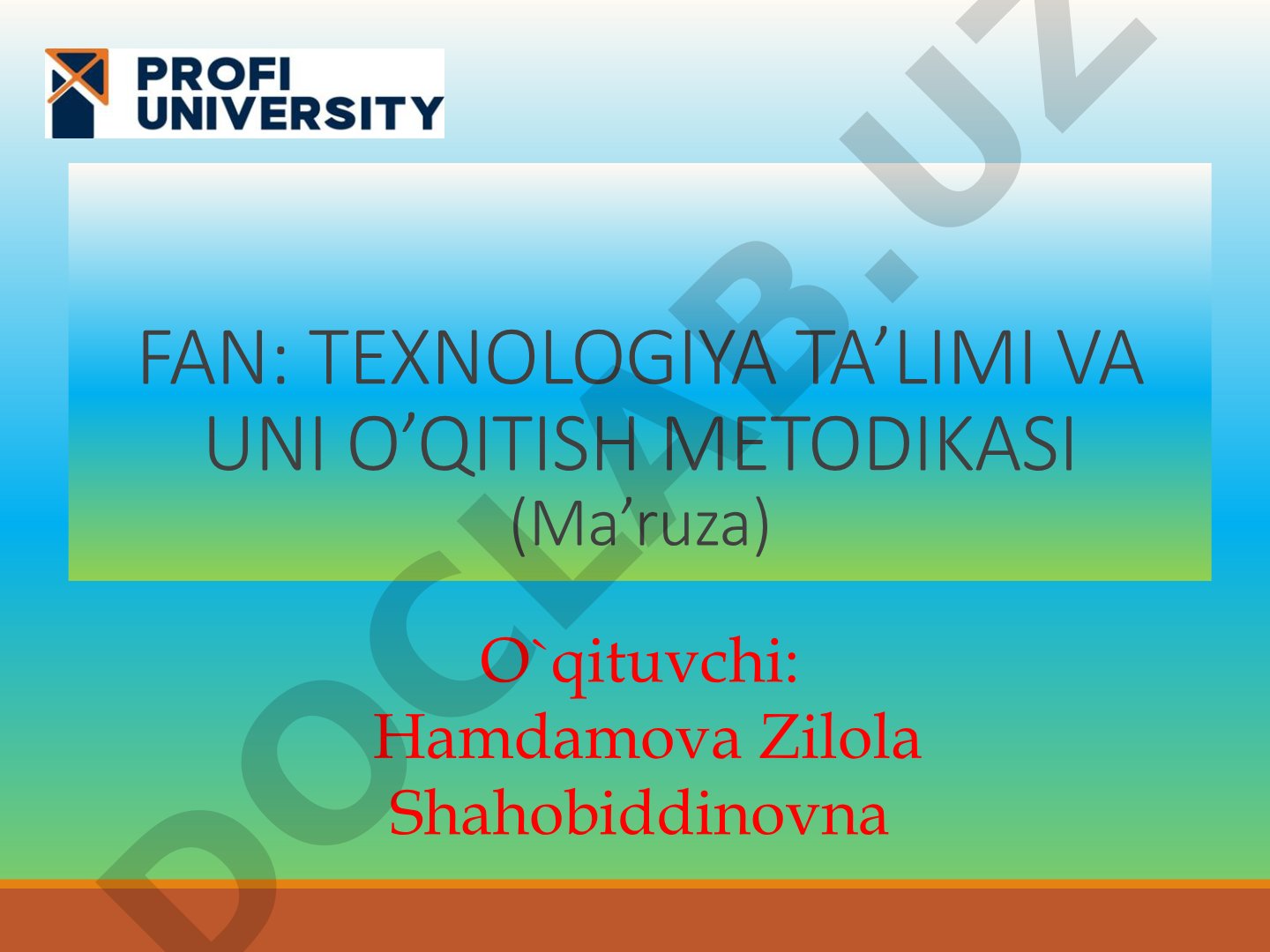 Texnologiya ta’limida darsdan tashqari mashg’ulotlarni tashkil etish. Boshlang’ich sinflarda texnologiya ta’limidan amaliy ishlar