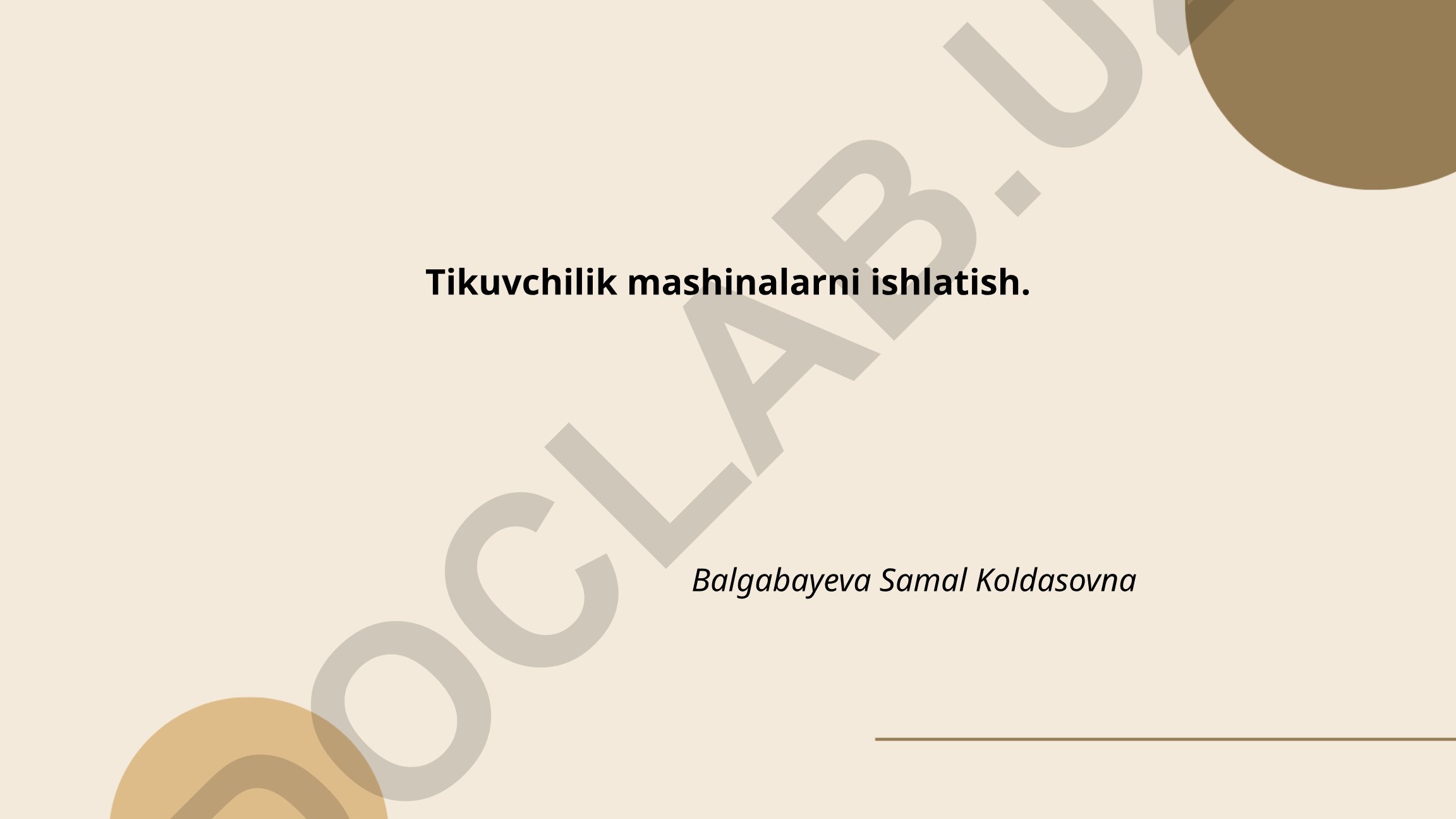 Tikuvchilik mashinalarni ishlatish