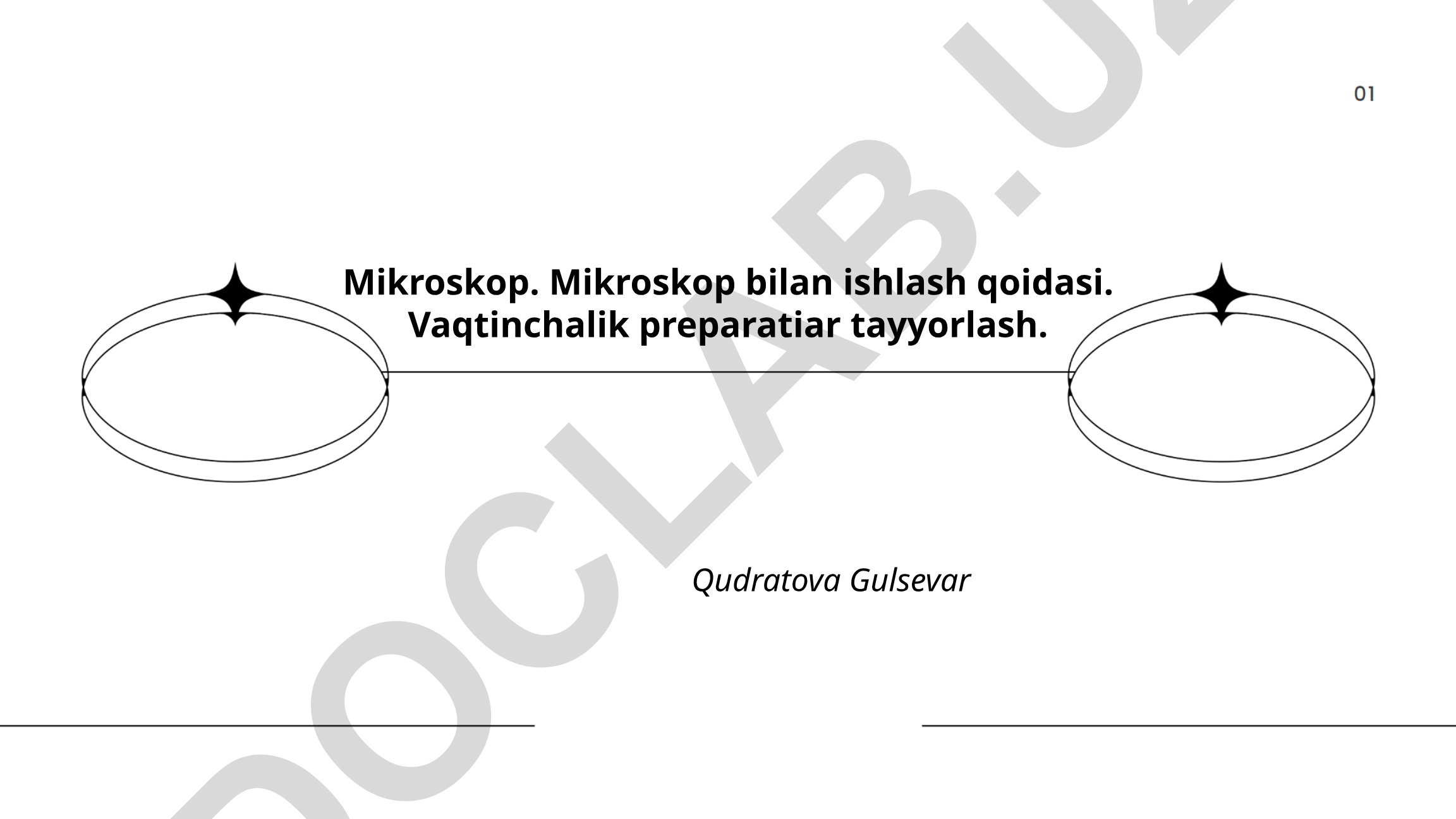 Mikroskopning tuzilishi, ishlash tamoyillari va turlari