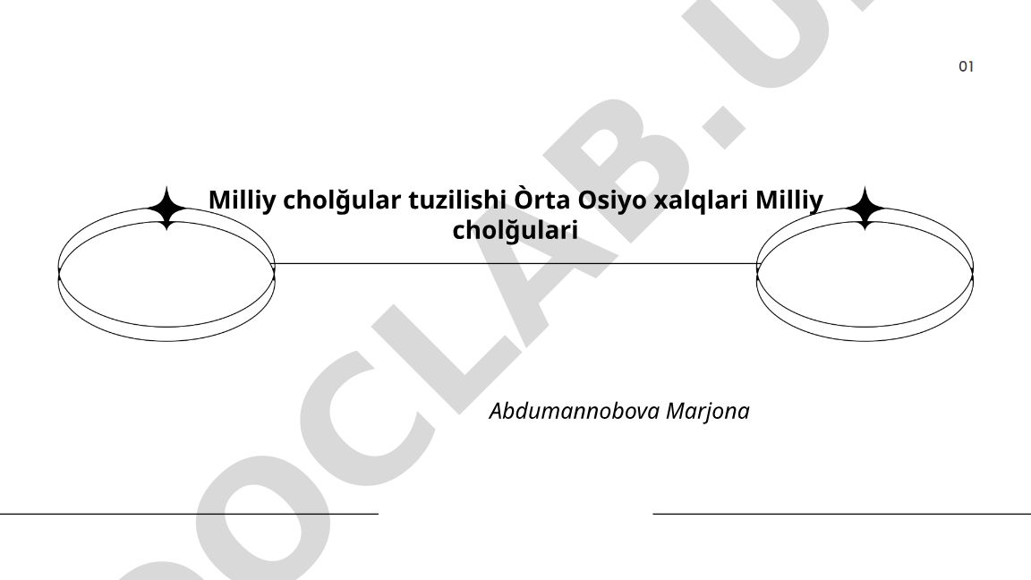 O'rta Osiyo xalqlari milliy cholg'ular tuzilishi