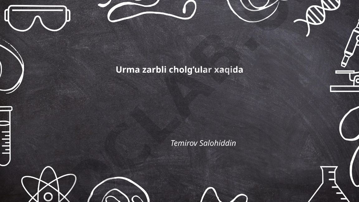 Urma zarbli cholg'ular tushunchasi, tasnifi va tarixi