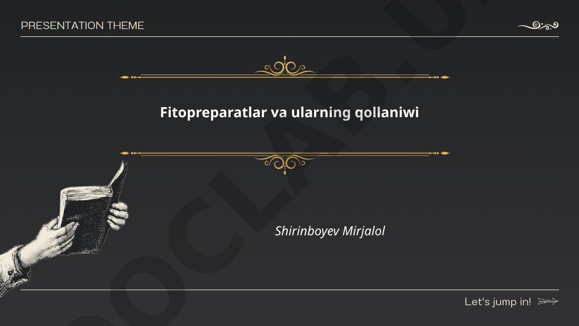 Fitopreparatlar va ularning qo'llanilishi