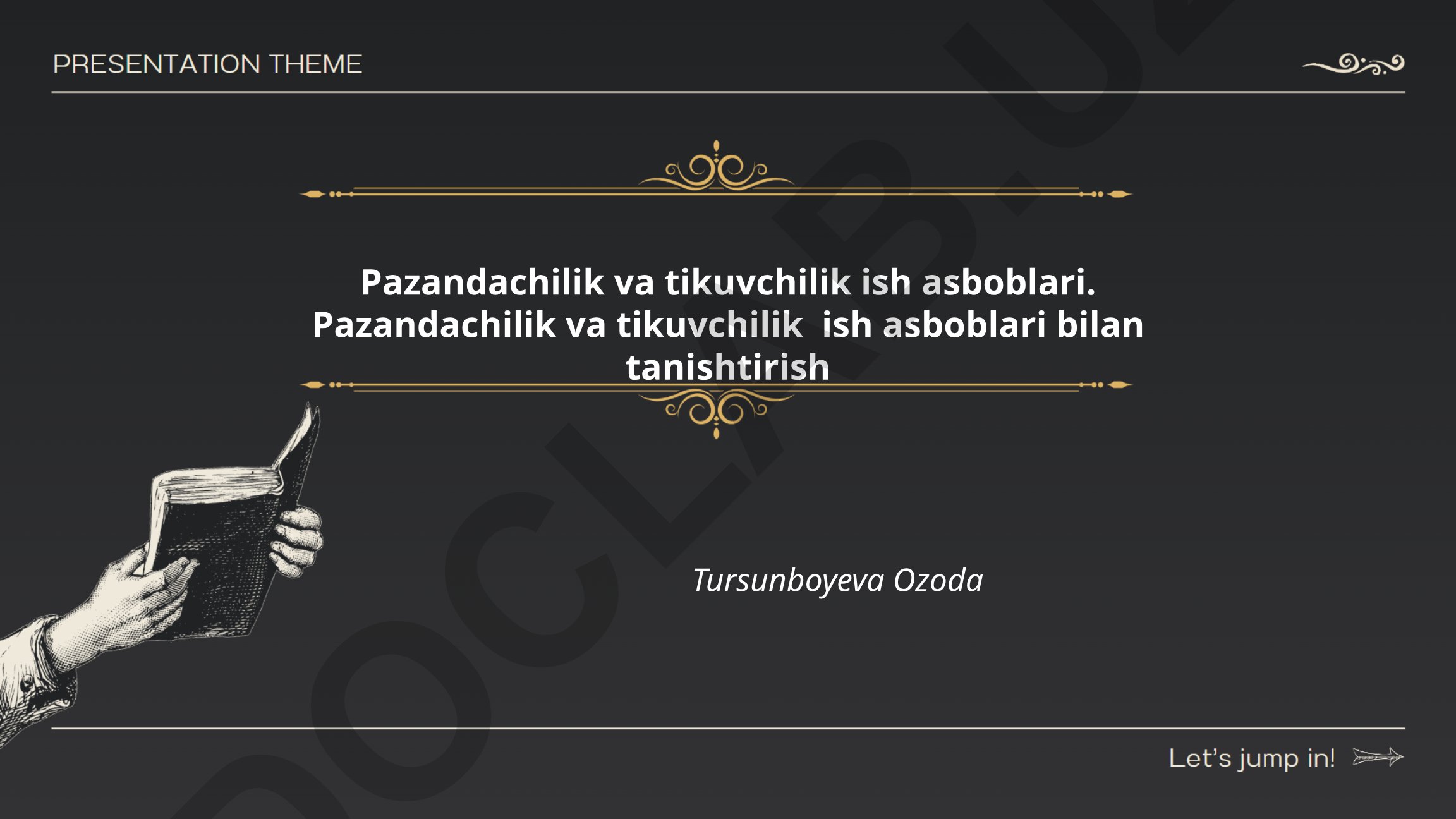 Tikuv mashinalari turlari va matolarni o'lchash asboblari