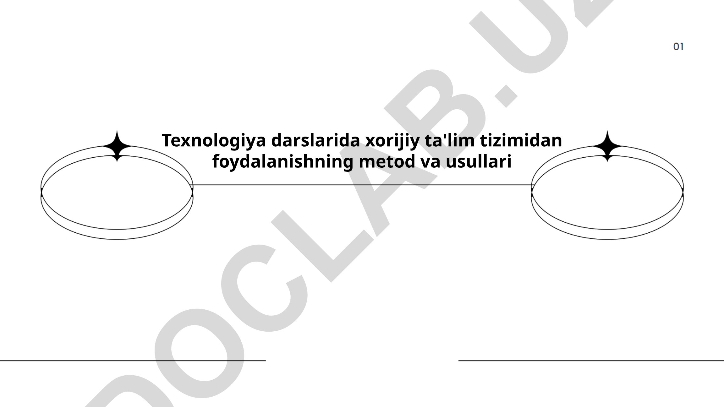 Texnologiya darslarida xorijiy ta'lim tizimidan foydalanish metod va usullari