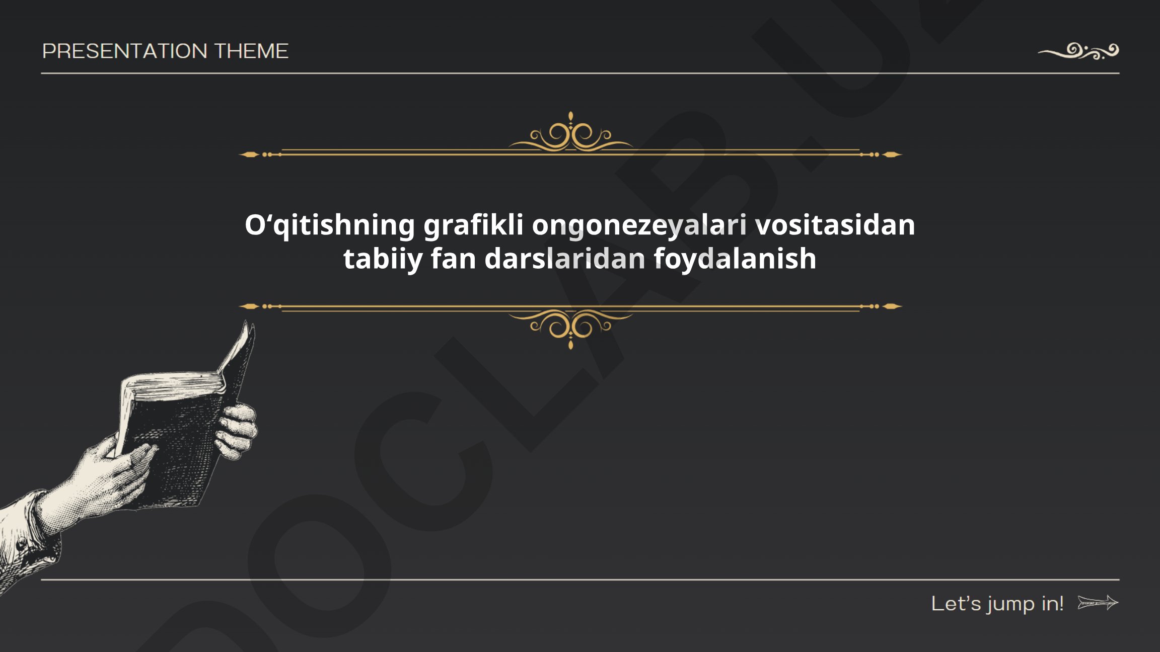 Grafikli ongonezeyalar vositasidan tabiiy fan darslarida foydalanish