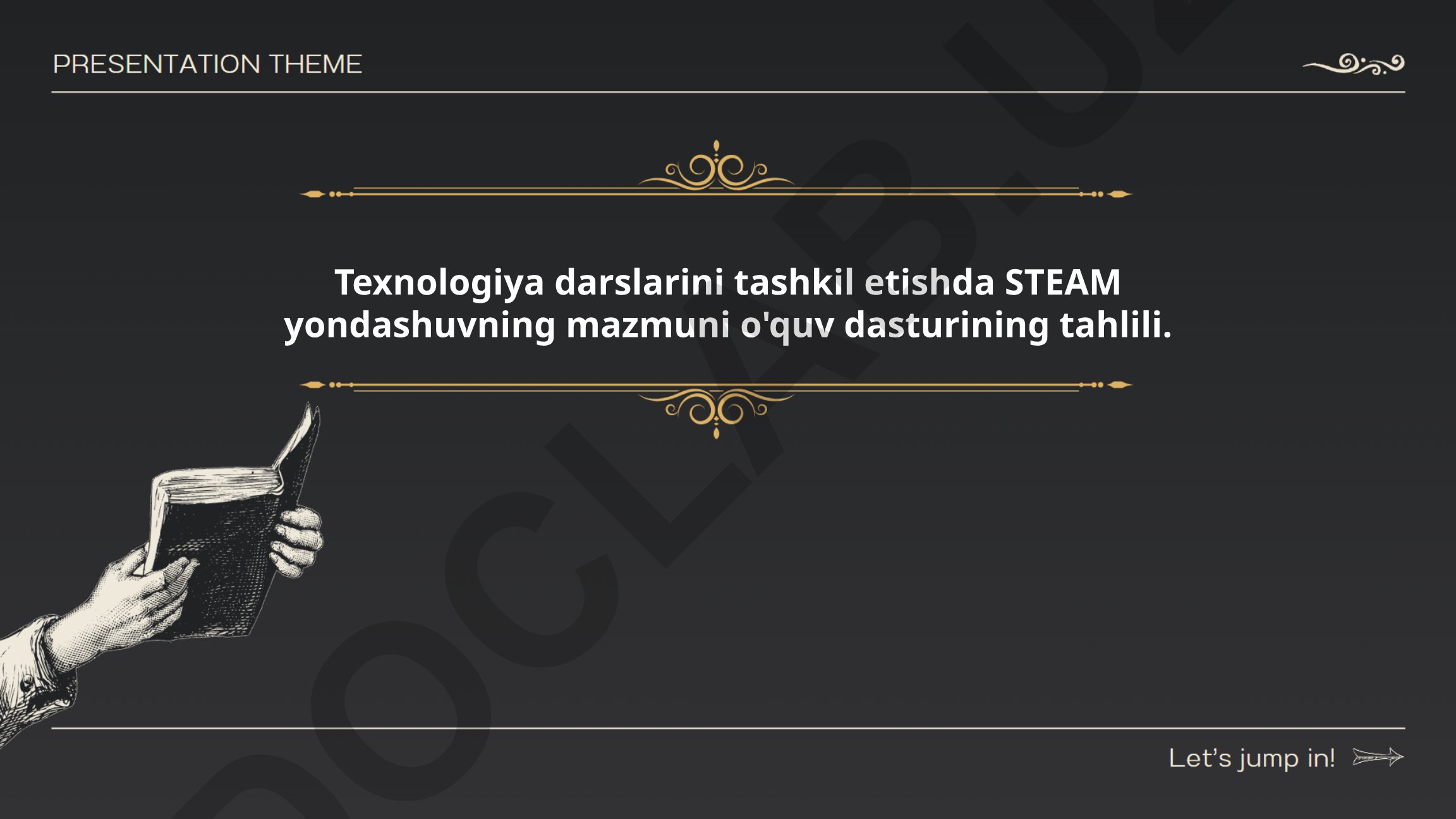 Texnologiya darslarini tashkil etishda STEAM yondashuvning mazmuni o'quv dasturining tahlili