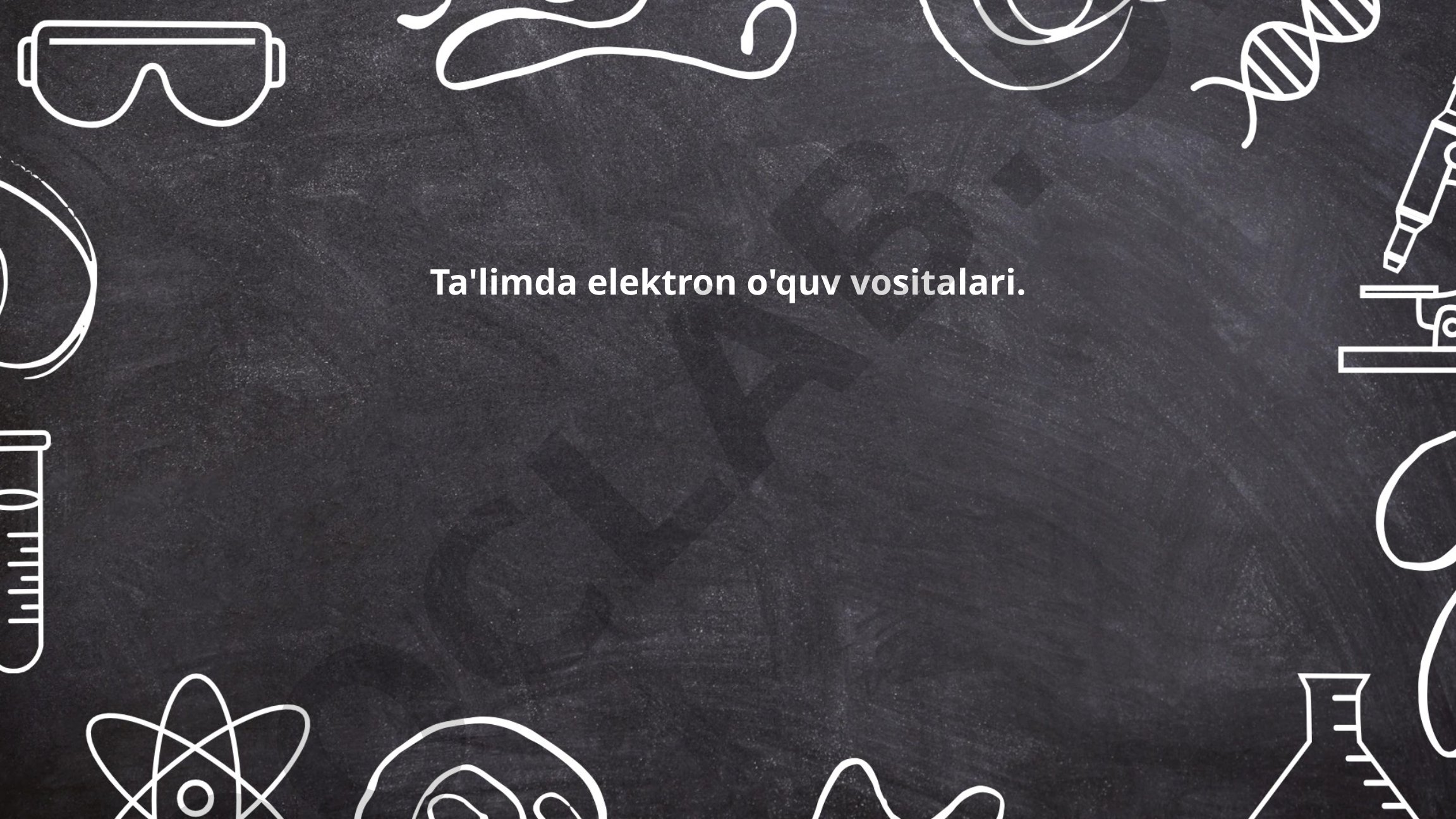 Ta'limda elektron o'quv vositalari