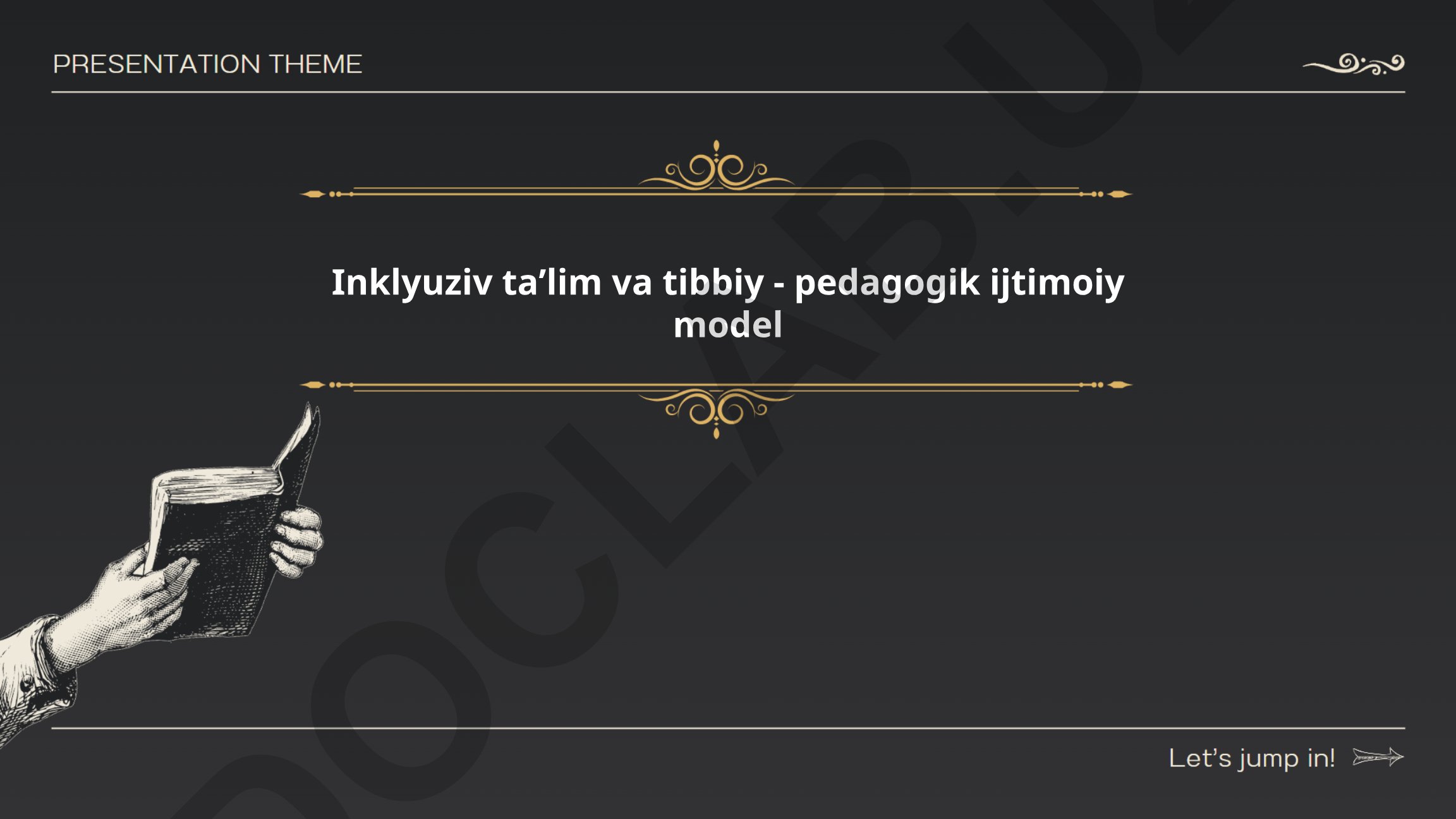 Inklyuziv taʼlim va tibbiy-pedagogik ijtimoiy model