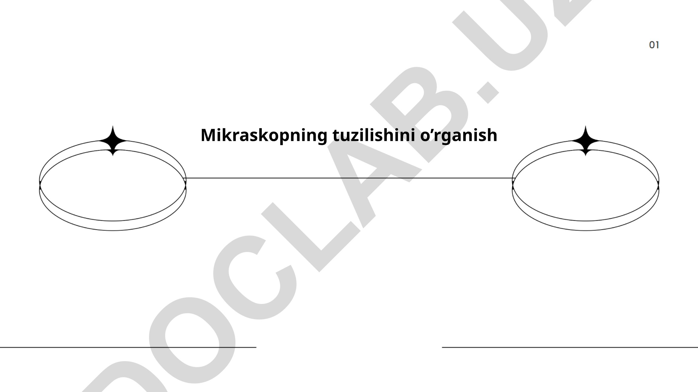 Mikraskopning tuzilishini o’rganish