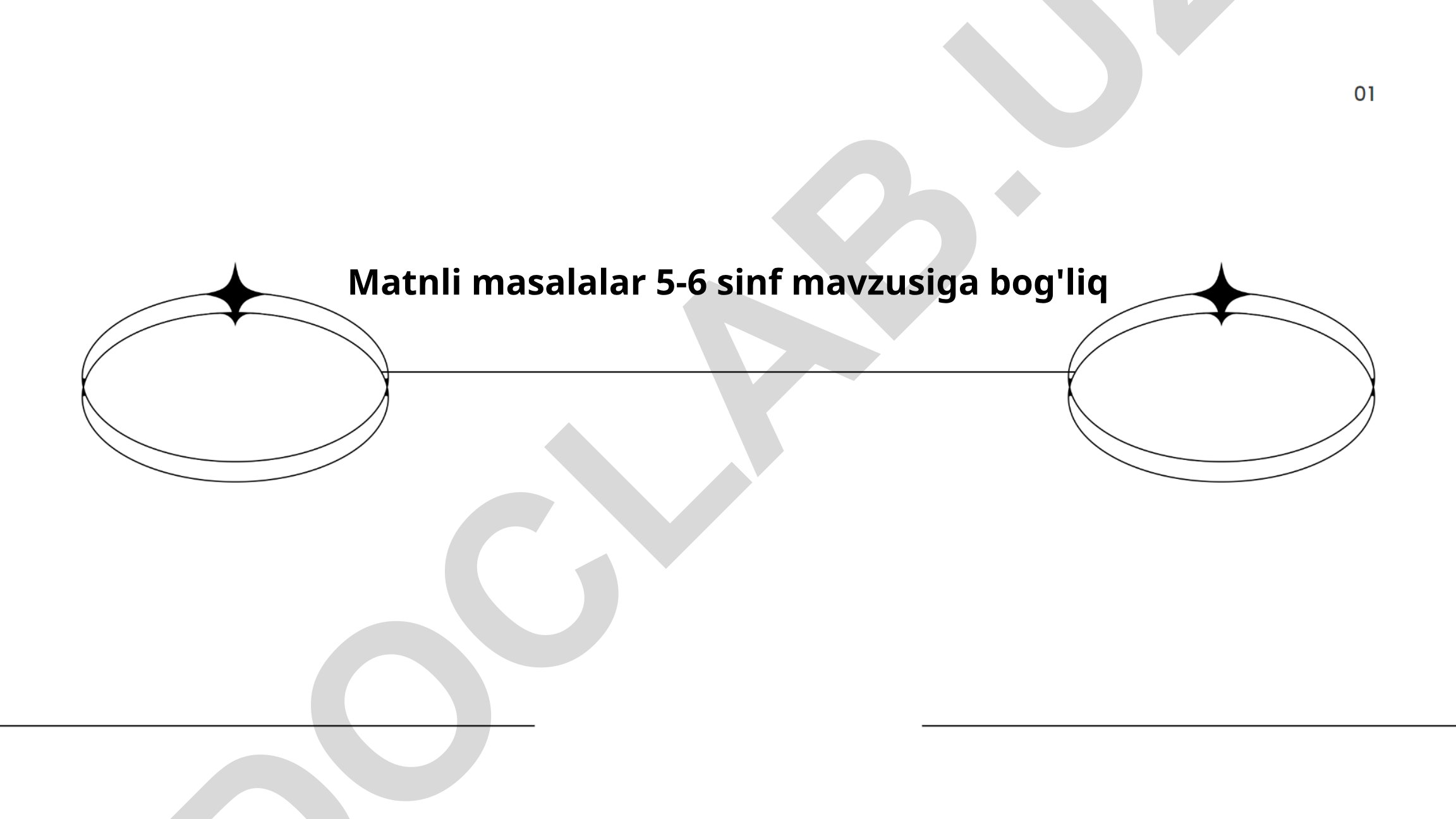 Matnli masalalar 5-6 sinf mavzusiga bog'liq