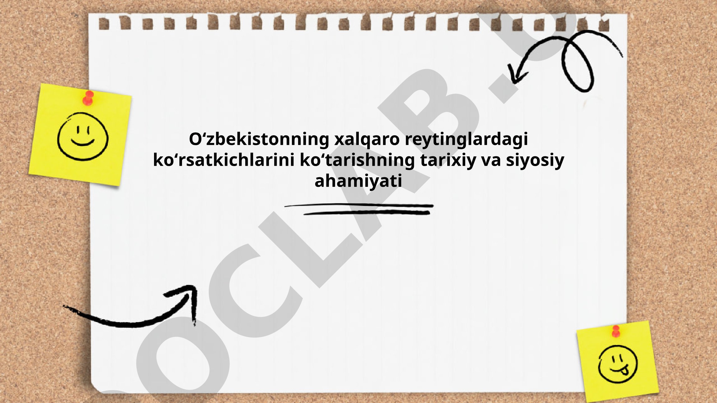 Oʻzbekistonning xalqaro reytinglardagi koʻrsatkichlarini koʻtarishning tarixiy va siyosiy ahamiyati
