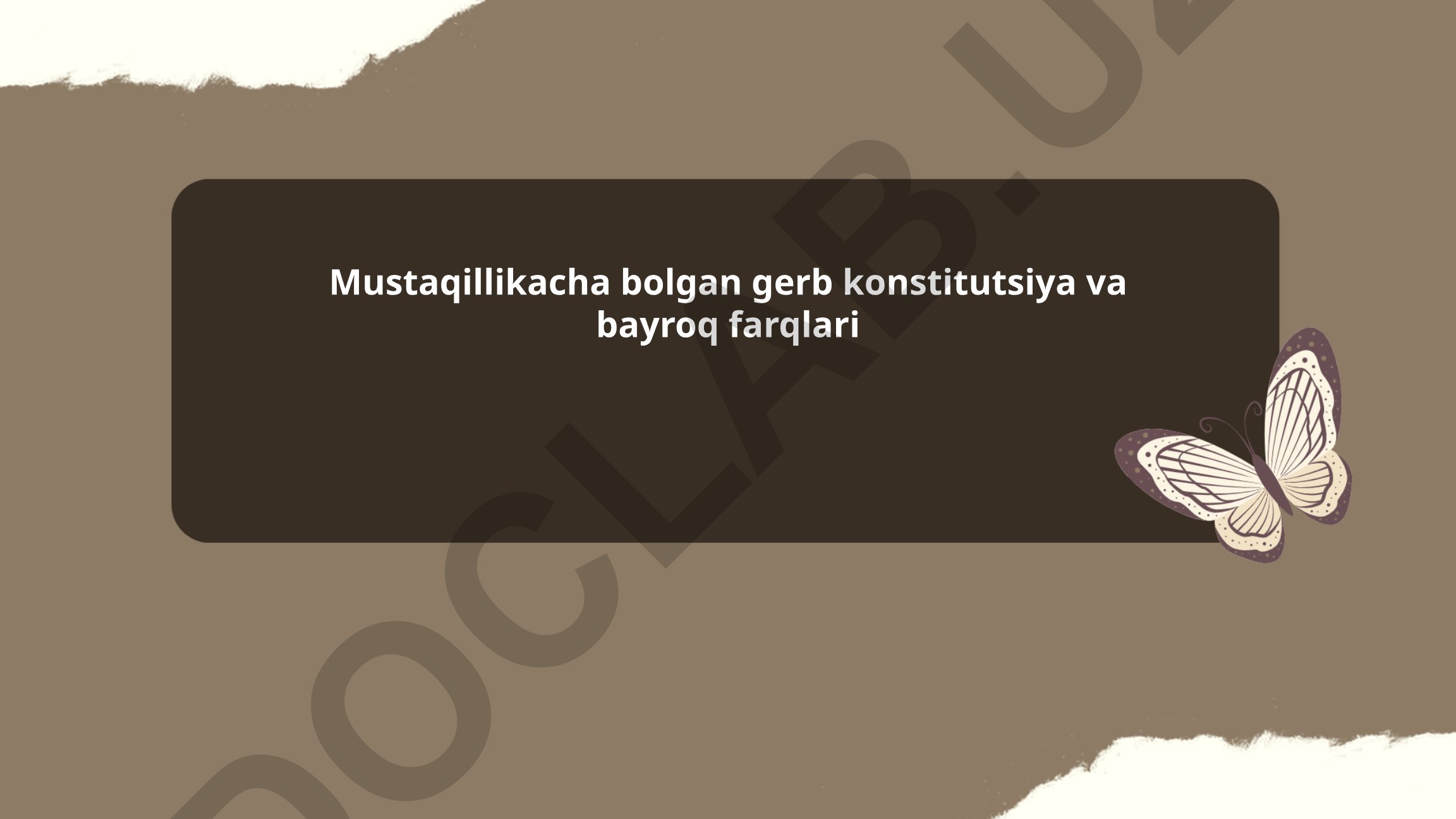 Mustaqillik davridan oldingi O'zbekiston gerbi, konstitutsiyasi va bayrog'i farqlari