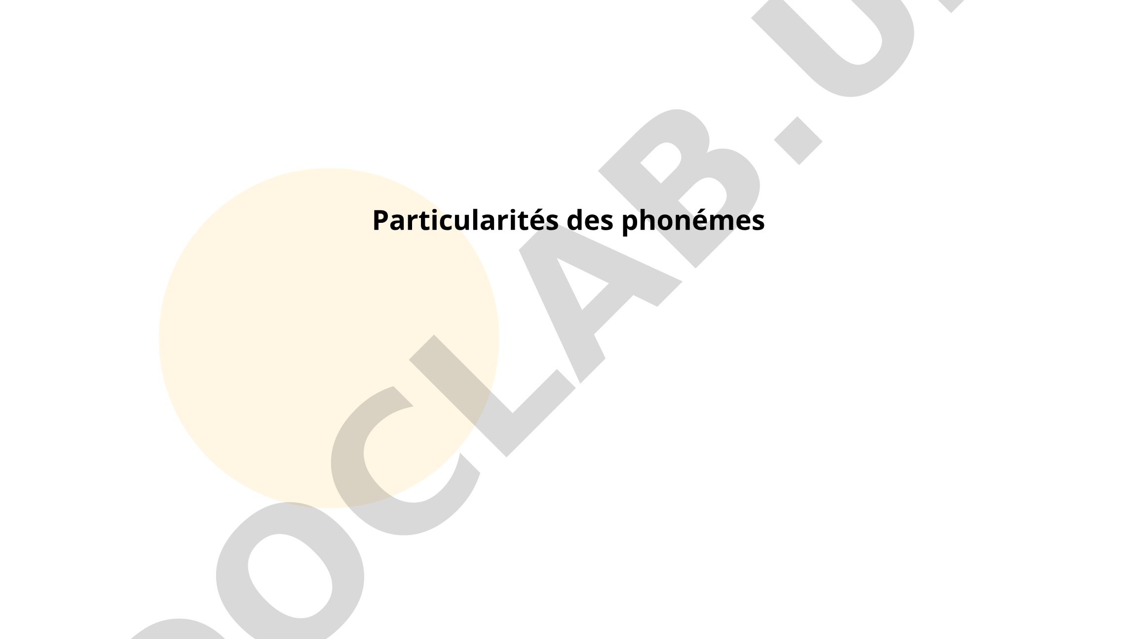 Fransuz tilida fonemalarning xususiyatlari