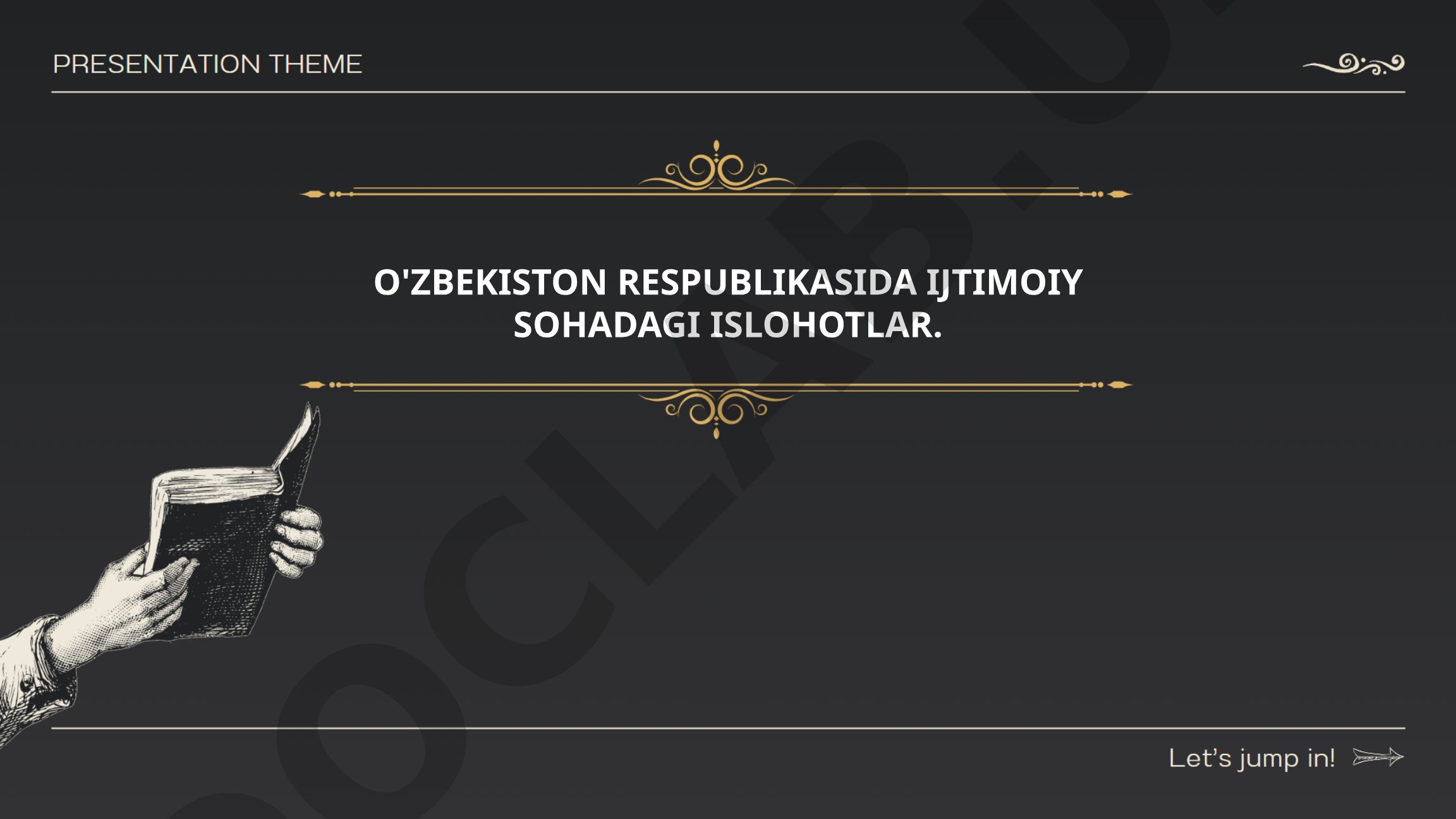 O'zbekiston Respublikasida ijtimoiy sohadagi islohotlar